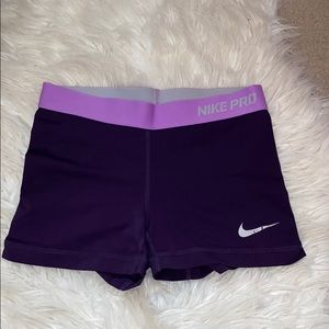 Purple Nike pros